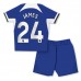 Chelsea Reece James #24 Babykleding Thuisshirt Kinderen 2023-24 Korte Mouwen (+ korte broeken)